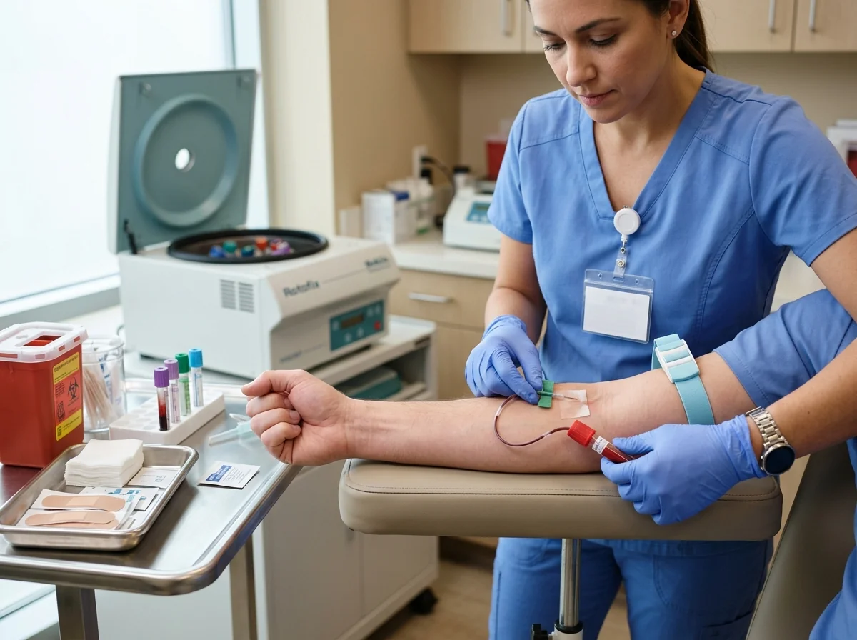 Immigration medical exam laboratory testing