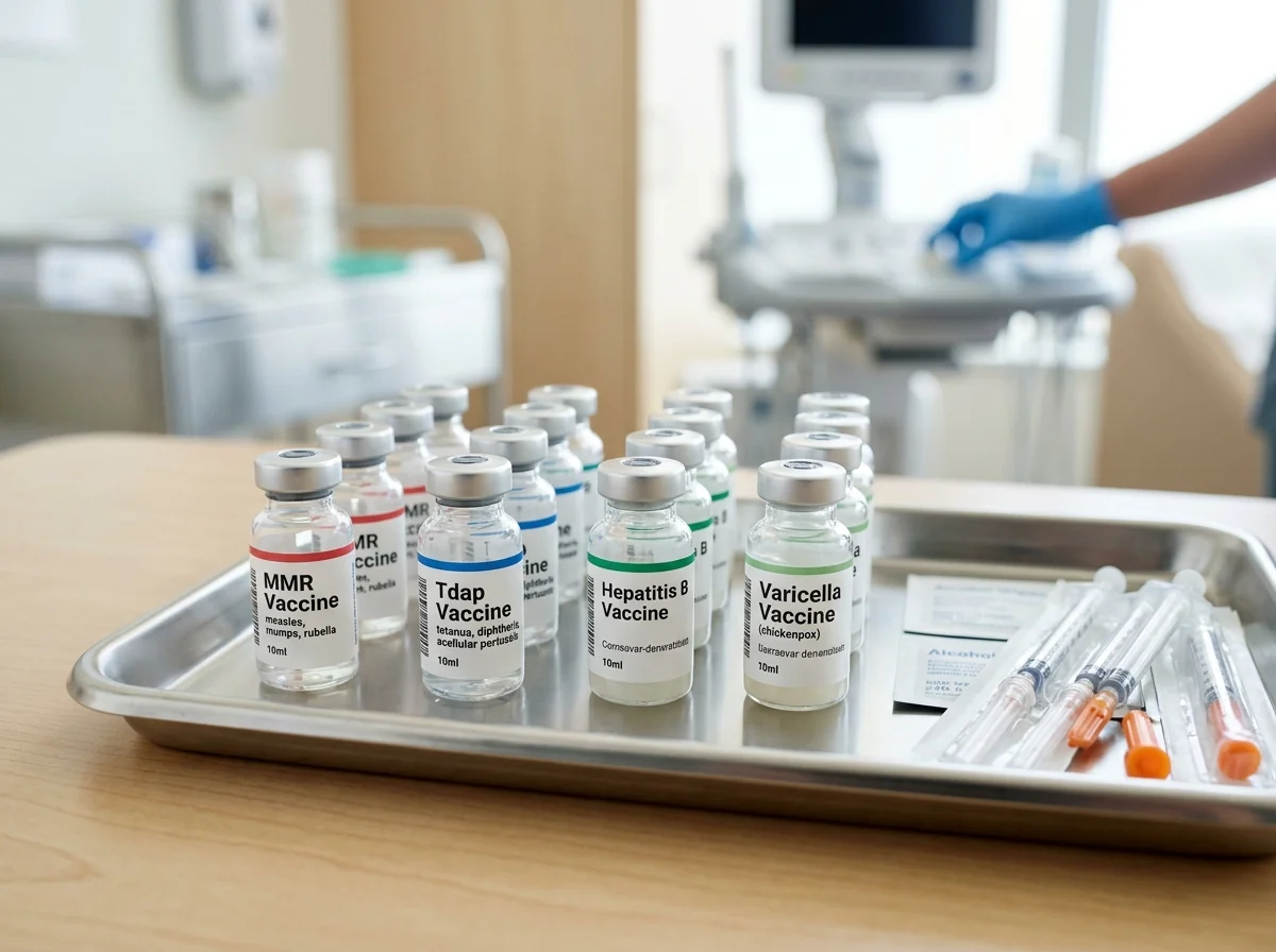 Required vaccination services for immigration exam